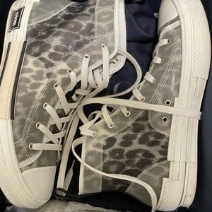 B23 High Top Leopard Dior Sneakers 44